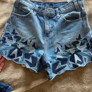 Bundle of Levi’s and Zara jean shorts
